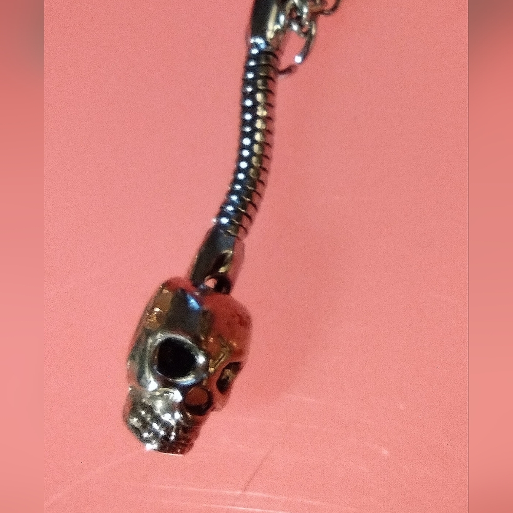 Custom Designed Skull Necklace - Picture 2 of 2